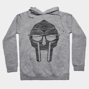 mf doom mask sewing art Hoodie